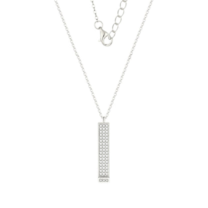 Persönliche Botschaft Anhänger Halskette - Edelstahl