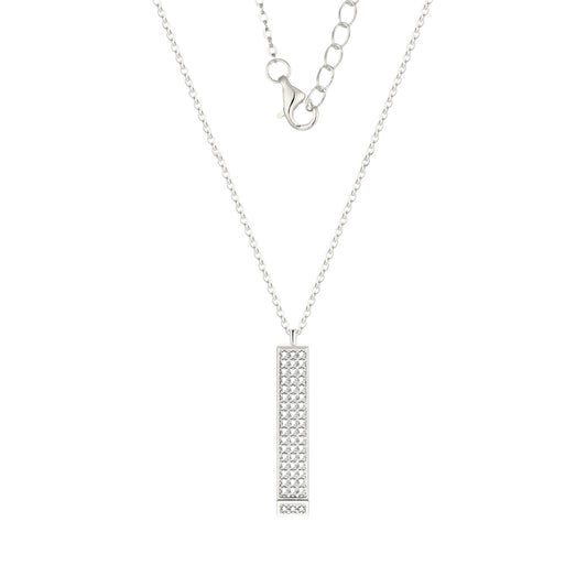 Persönliche Botschaft Anhänger Halskette - Edelstahl