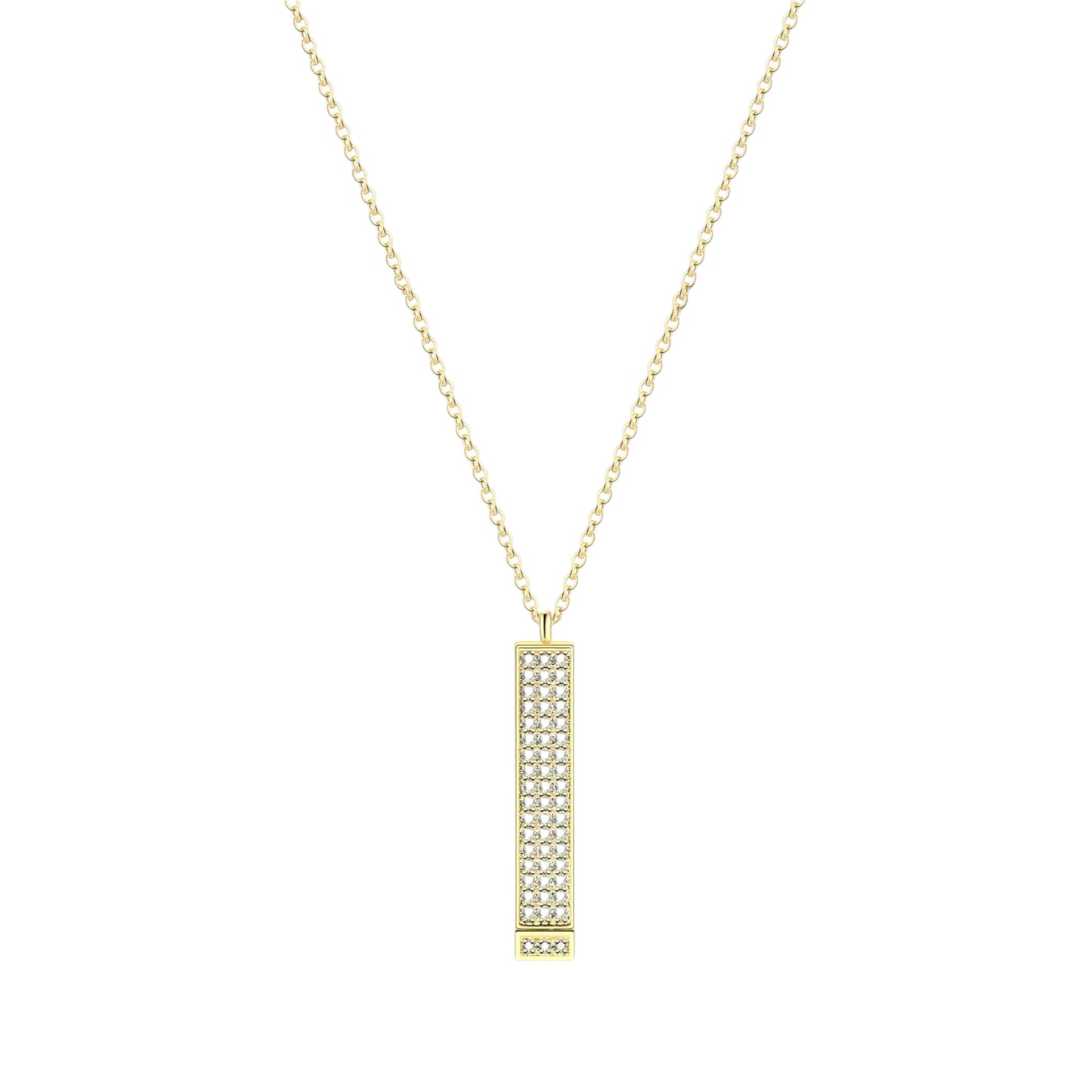 Persönliche Botschaft Anhänger Halskette - Edelstahl