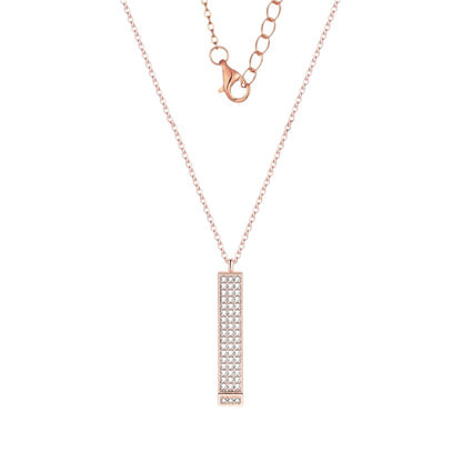 Persönliche Botschaft Anhänger Halskette - Edelstahl