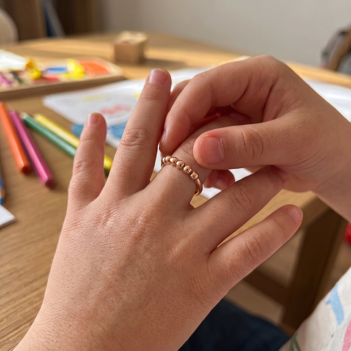 Kids Perlen Anti-Stress-Ring