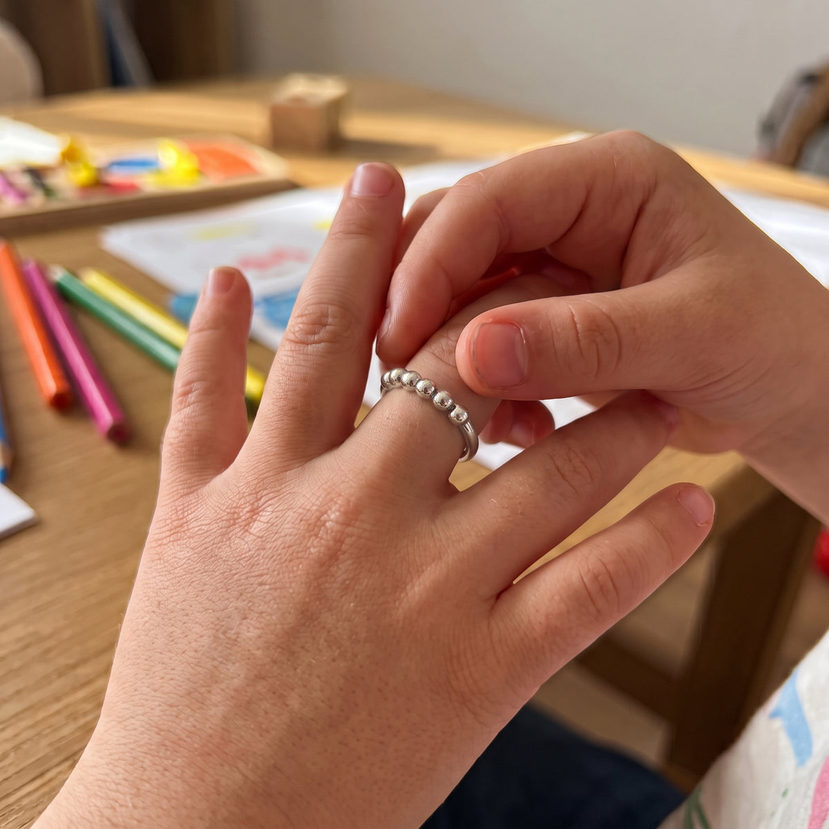 Kids Perlen Anti-Stress-Ring