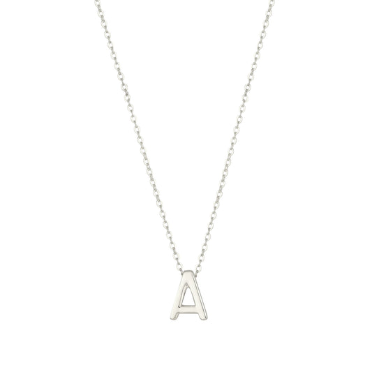 Buchstaben Halskette - 925 Silber