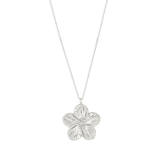 Blüten Halskette - 925 Silber