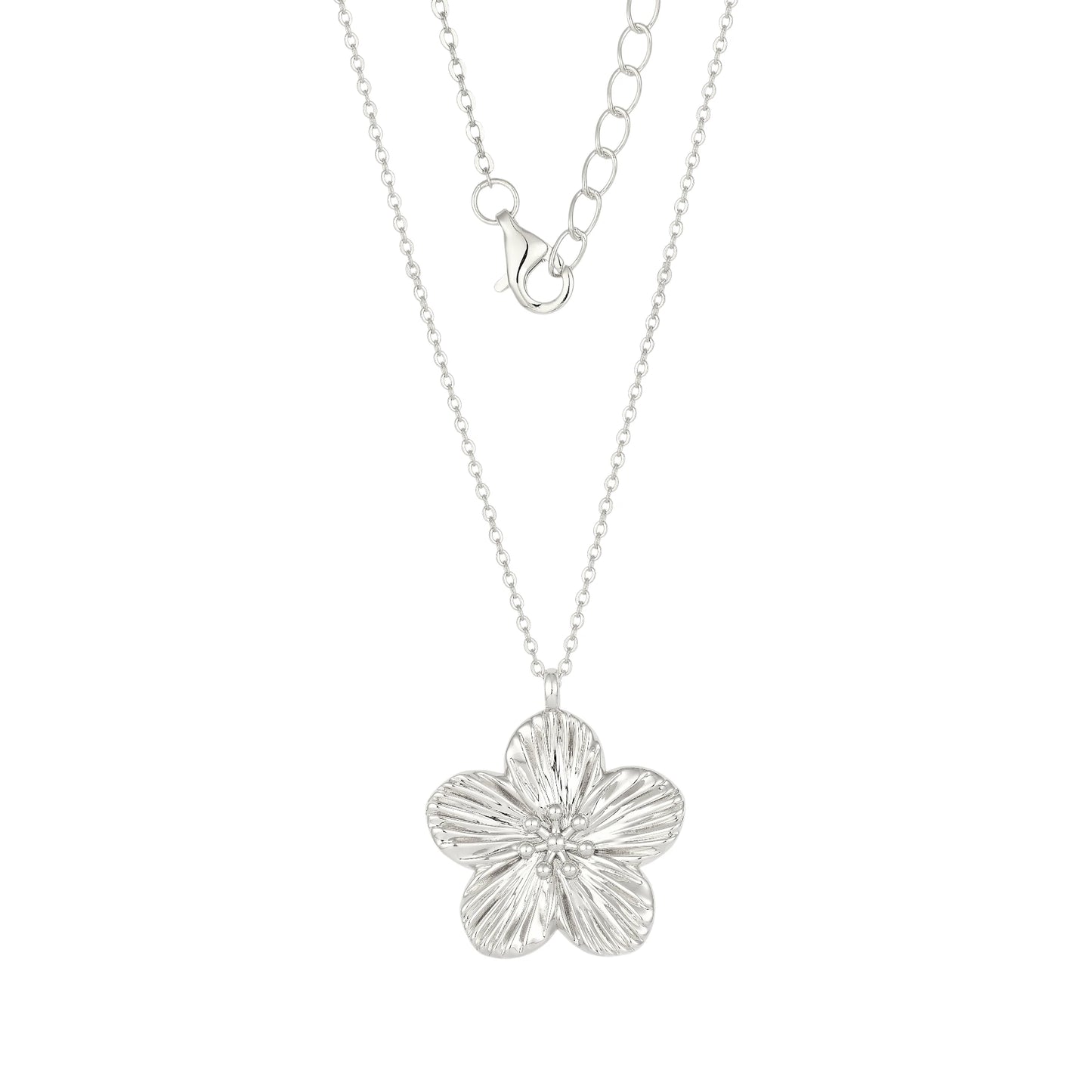 Vielring - Blüten Halskette - 925 Silber - Gold