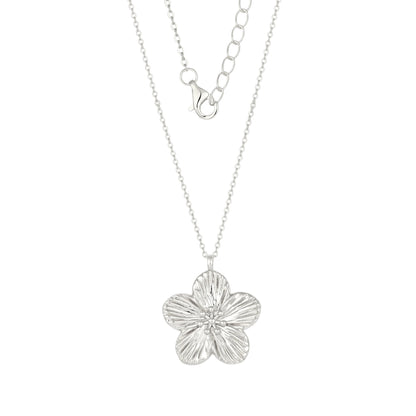 Vielring - Blüten Halskette - 925 Silber - Gold