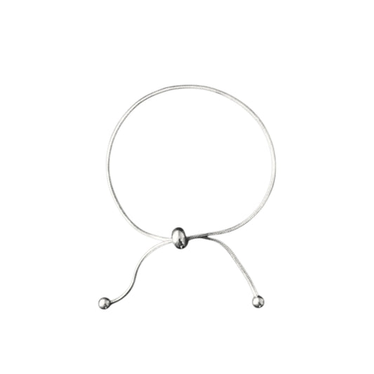 Vielring - Kugel Fußkettchen - 925 Sterling Silber - Silber
