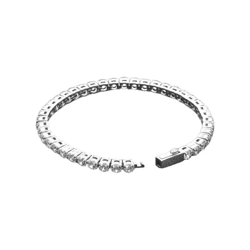 Vielring - Tennis Armband - Zirkonia Kristalle - Silber / 18 cm