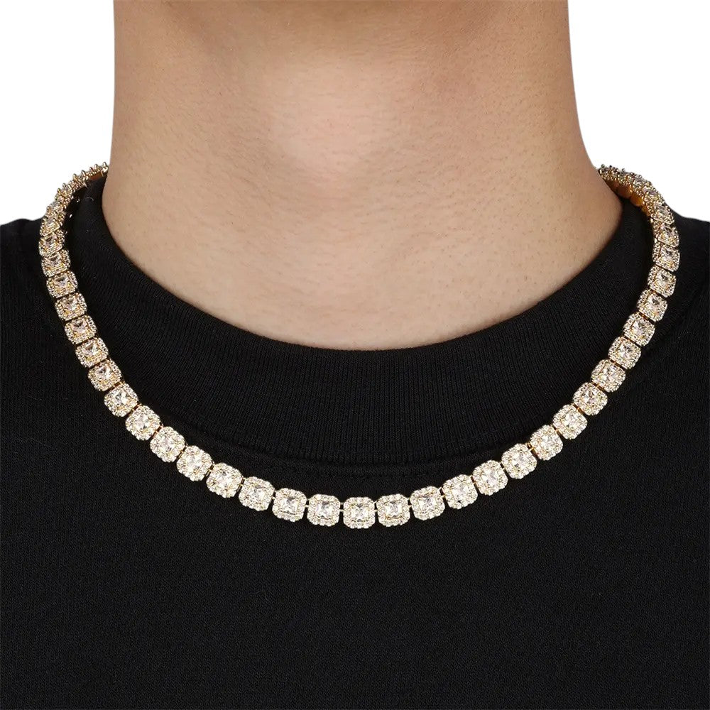 Tennis Necklace • Crystal Chain