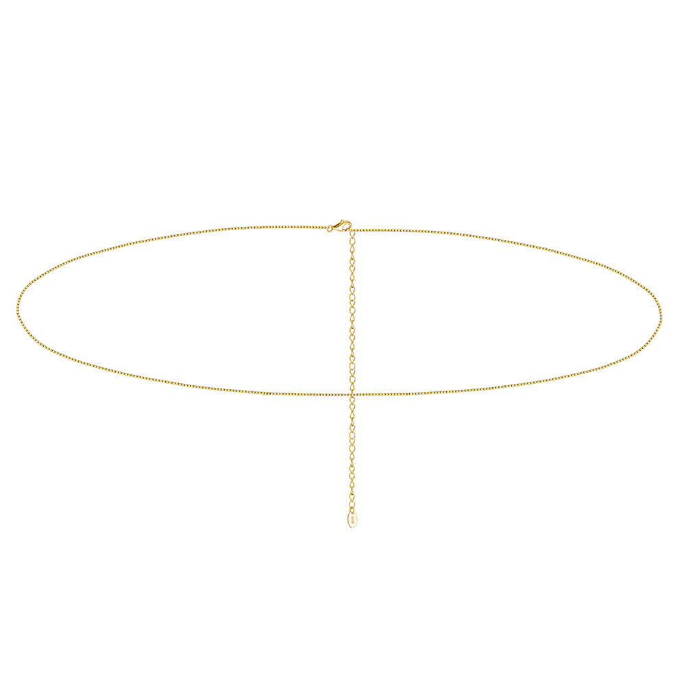 Box Bauchkette - 925 Silber
