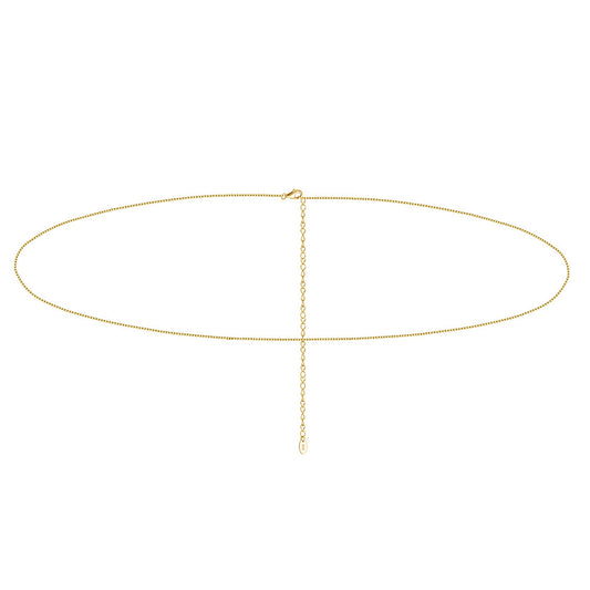 Box Bauchkette - 925 Silber