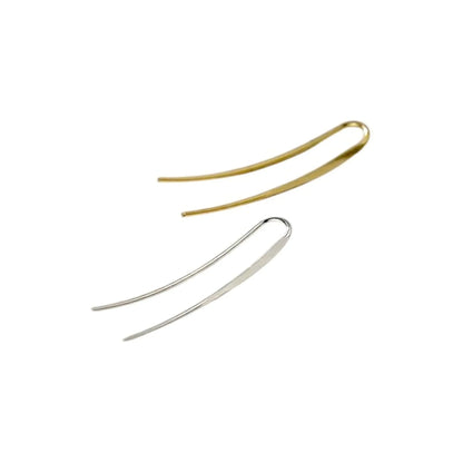Vielring - Fadenohrringe - Stainless Steel - Gold / 20 mm