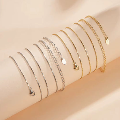 Box Bauchkette - 925 Silber