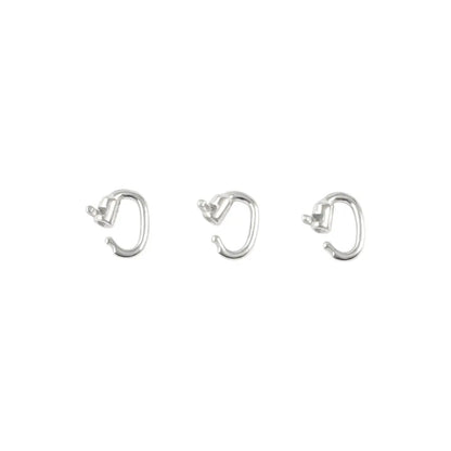925 Sterling Silber Permanent Armband Verschluss Vielring