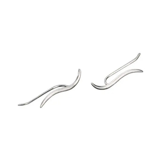 Vielring - Fadenohrringe - 925 Sterling Silber - Silber
