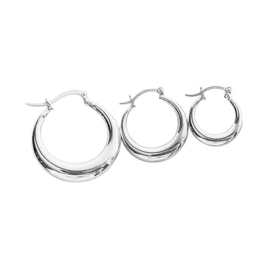 Vielring - Tropfen Ohrringe - 925 Sterling Silber - Silber / 20 mm / Einzeln