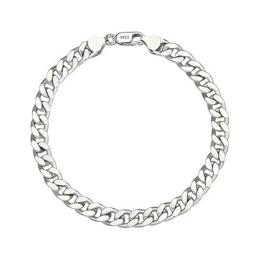 Panzerketten Armband 3,5 mm - 925 Silber