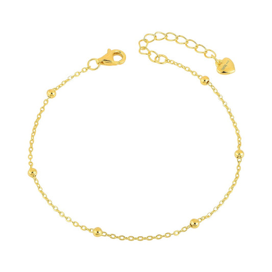 Vielring - Kugel Armband - 925 Silber - Gold