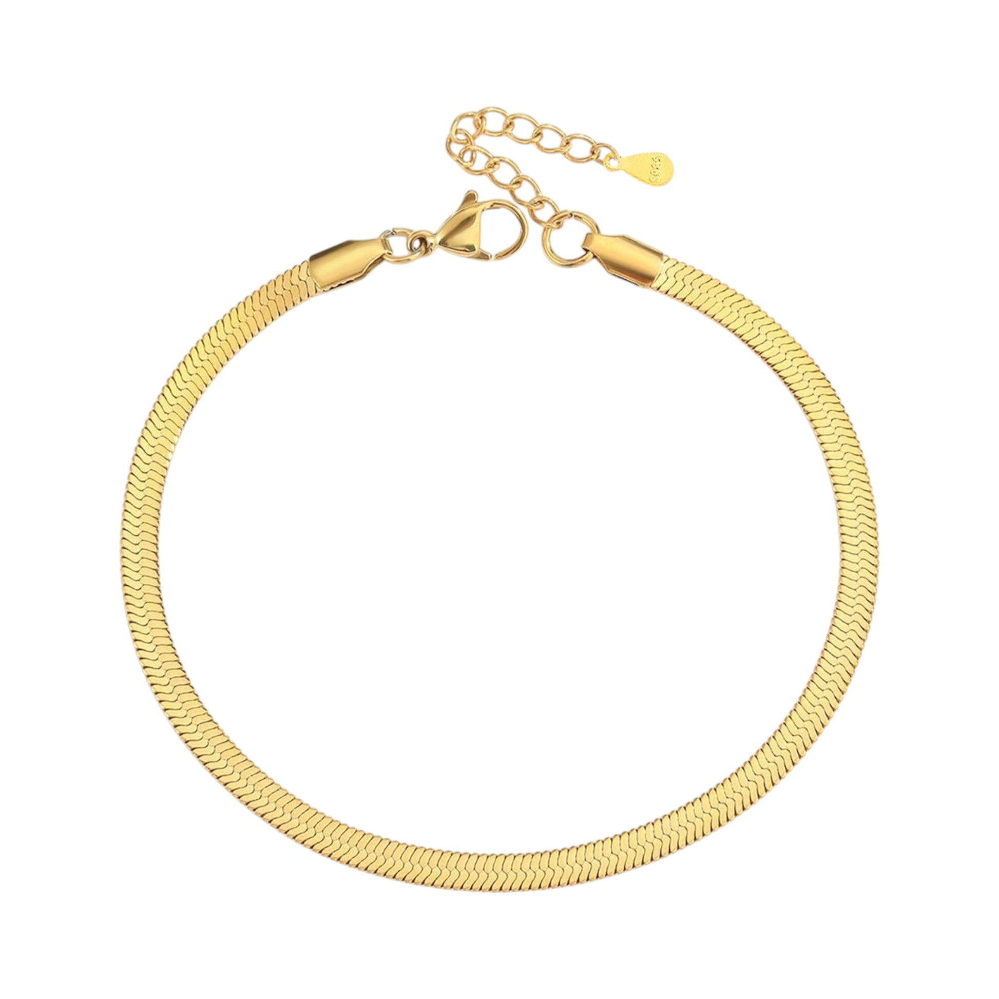 Vielring - Schlangen Armband - 925 Silber - Gold