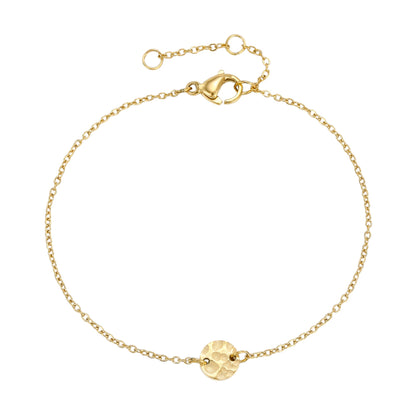 Plättchen Disk Armband - 925 Silber