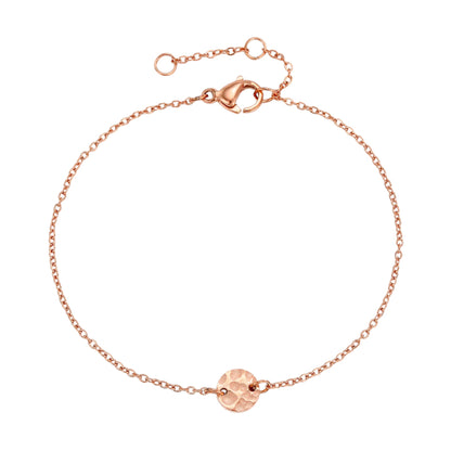 Plättchen Disk Armband - 925 Silber