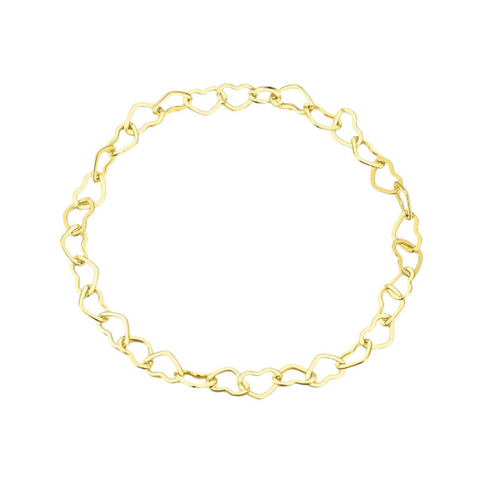 DIY Herzen Permanent Armband-Set - 925 Silber
