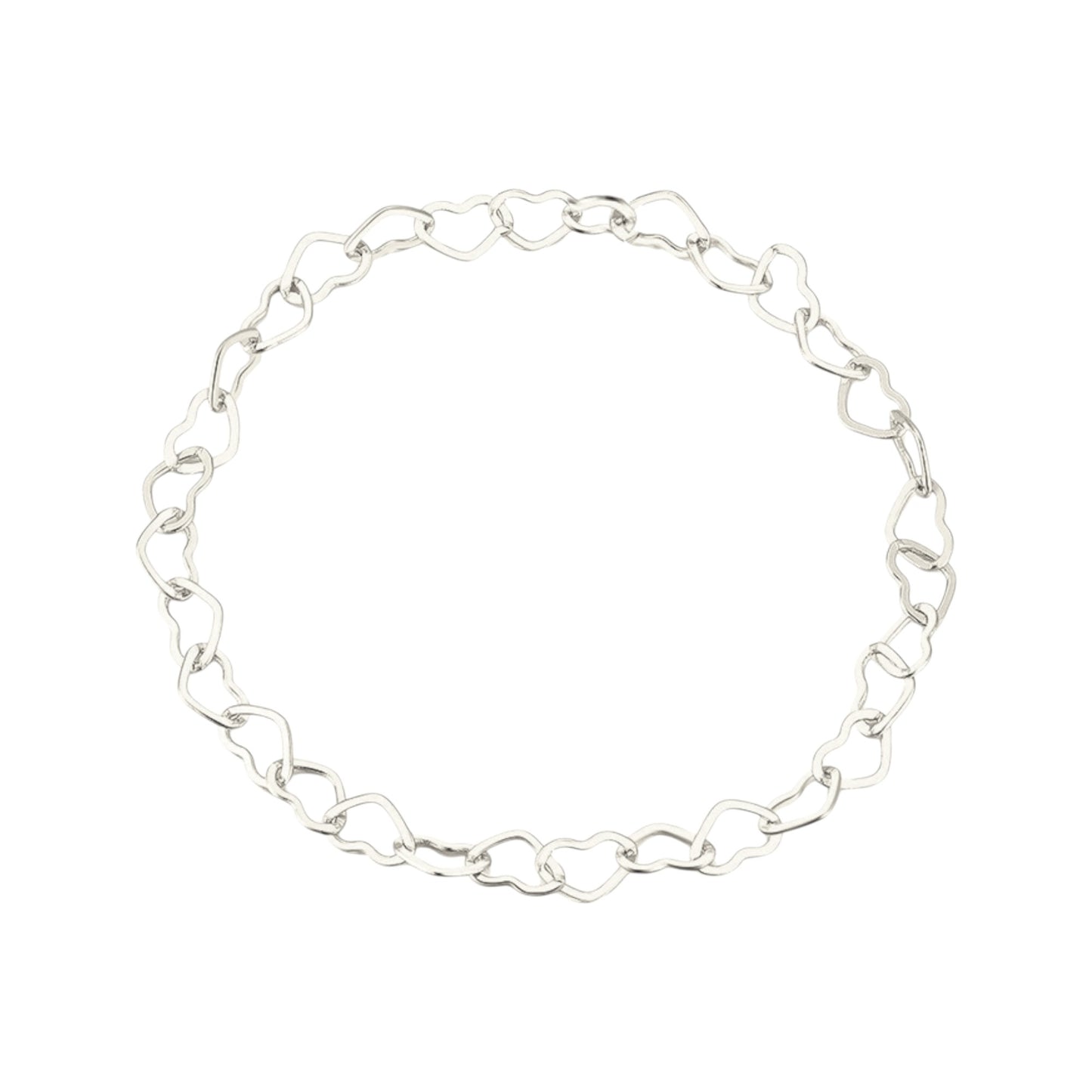 DIY Herzen Permanent Armband-Set - 925 Silber