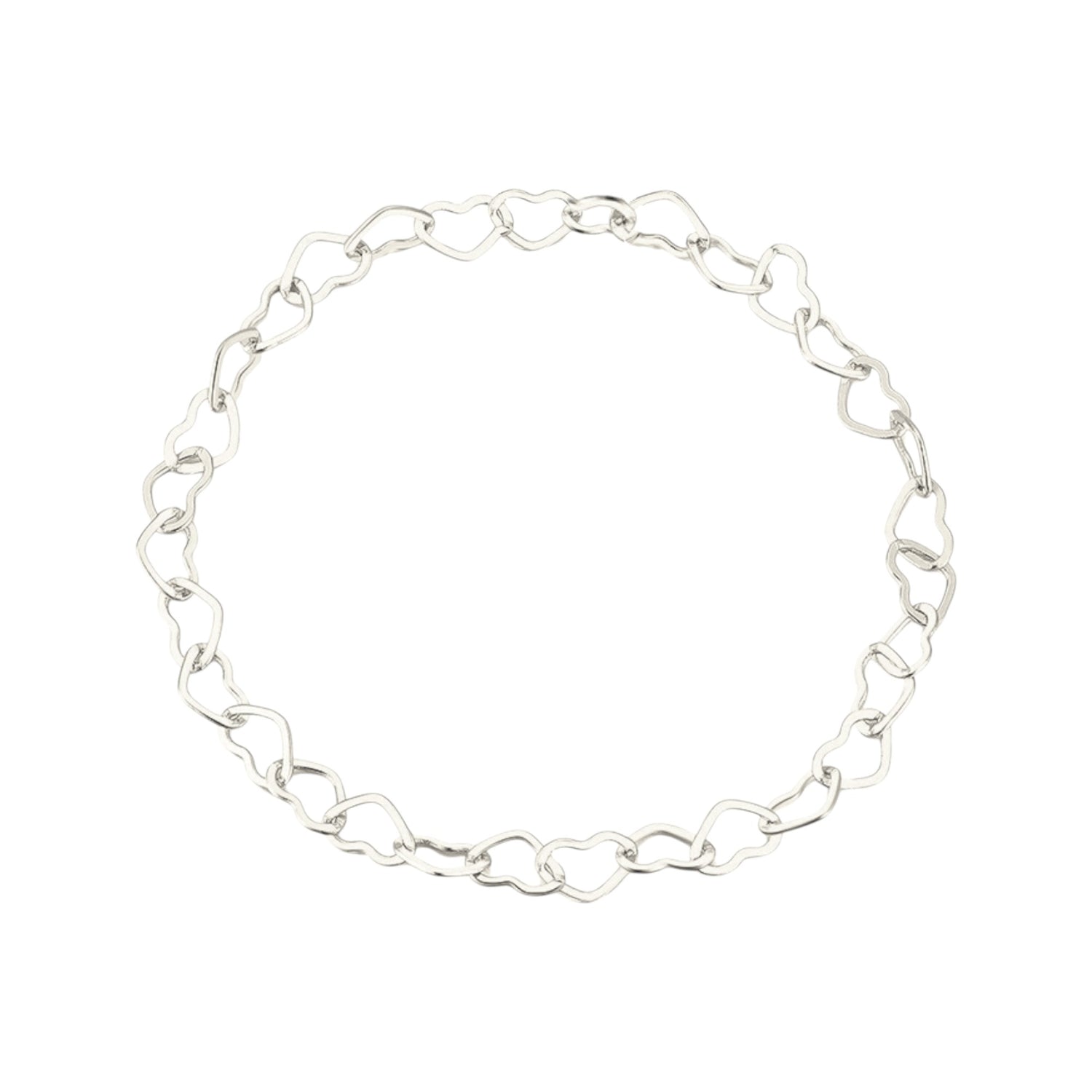 Vielring - DIY Herzen Permanent Armband-Set - 925 Silber - Silber