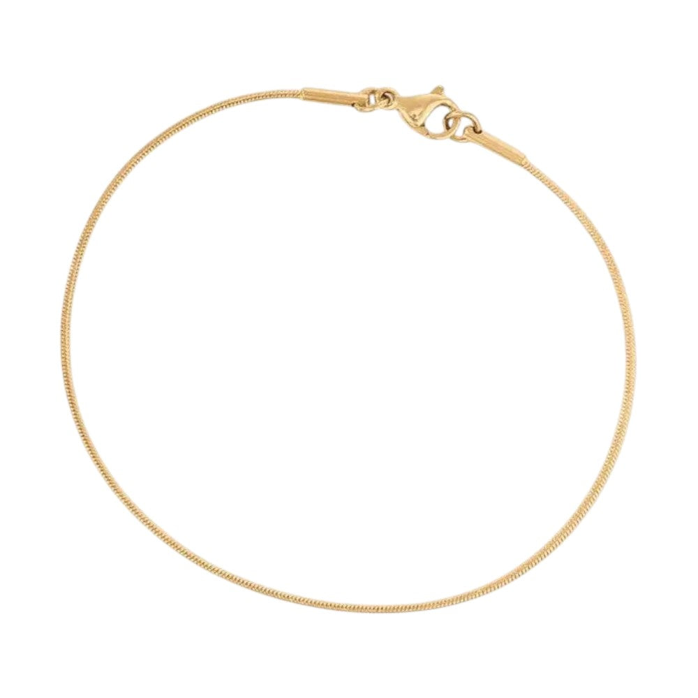 Vielring - Dünnes Armband - Edelstahl - Gold