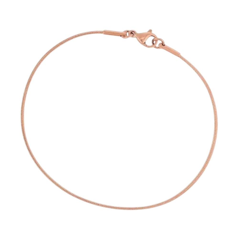 Vielring - Dünnes Armband - Edelstahl - Roségold