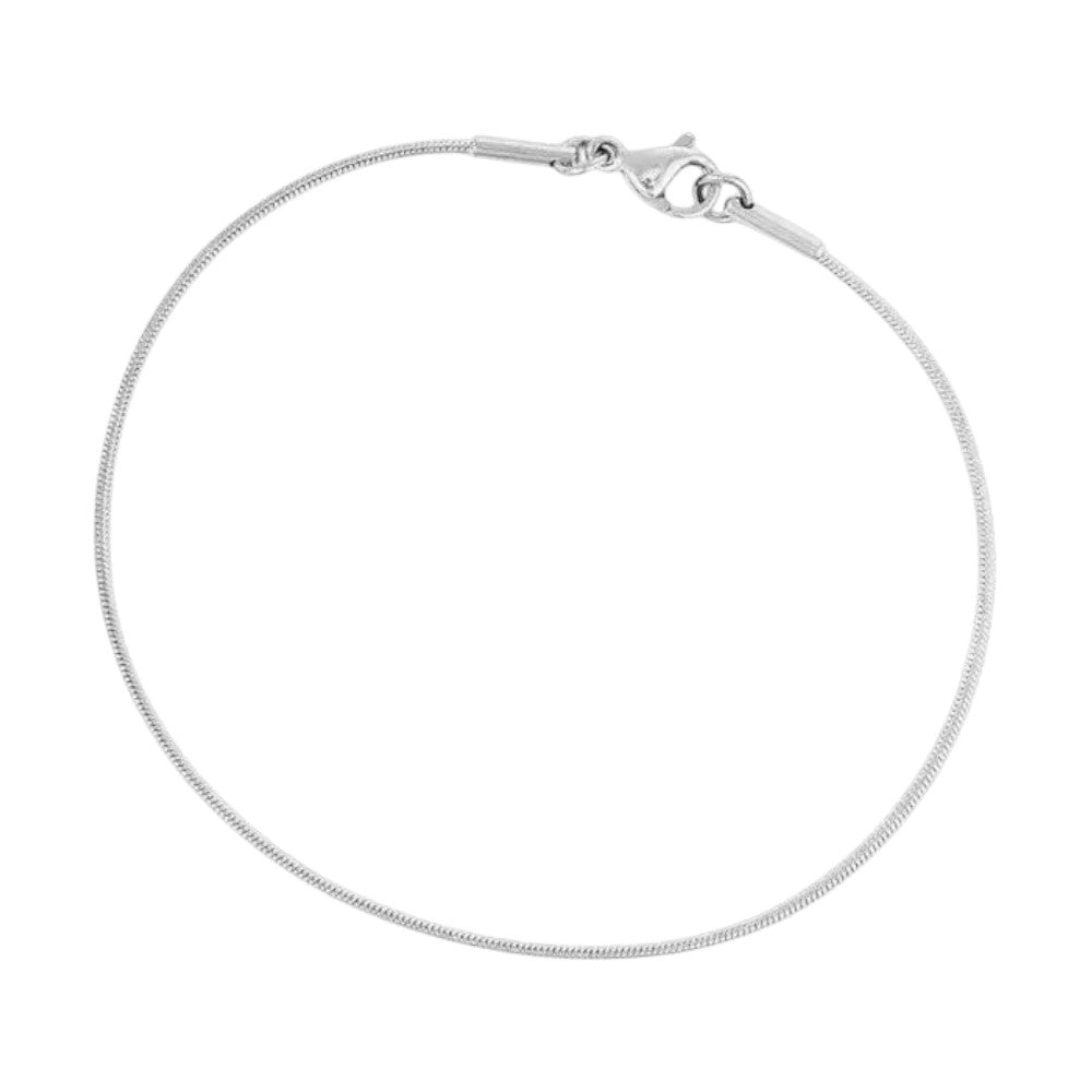 Vielring - Dünnes Armband - Edelstahl - Silber