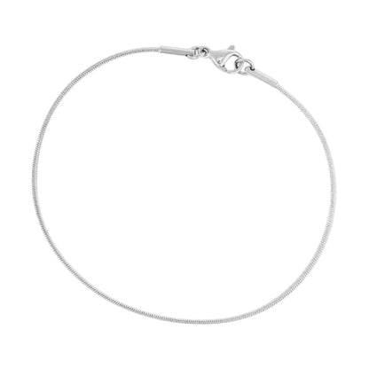 Vielring - Dünnes Armband - Edelstahl - Silber
