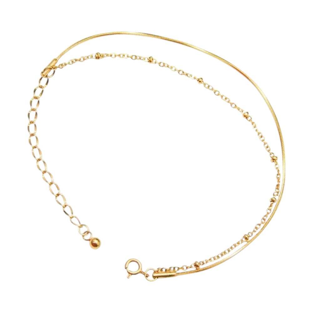 Thin Double Bracelet • 925 Sterling Silver
