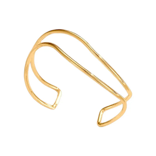Vielring - Doubel Layerd Armreifen - Gold