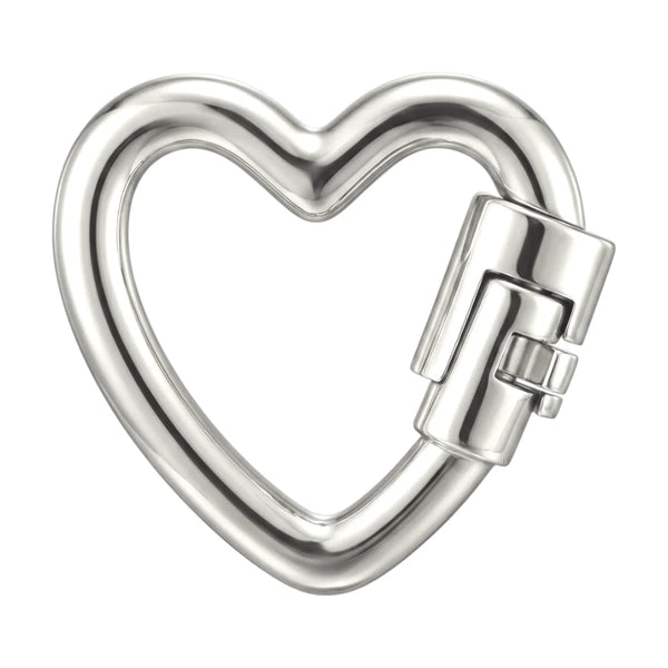 Heart Permanent Bracelet Clasp
