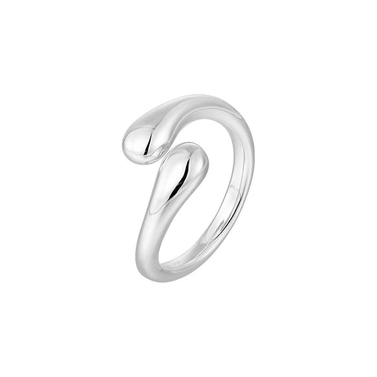 Vielring - Drop Bubble Ring - 925 Silber - Silber