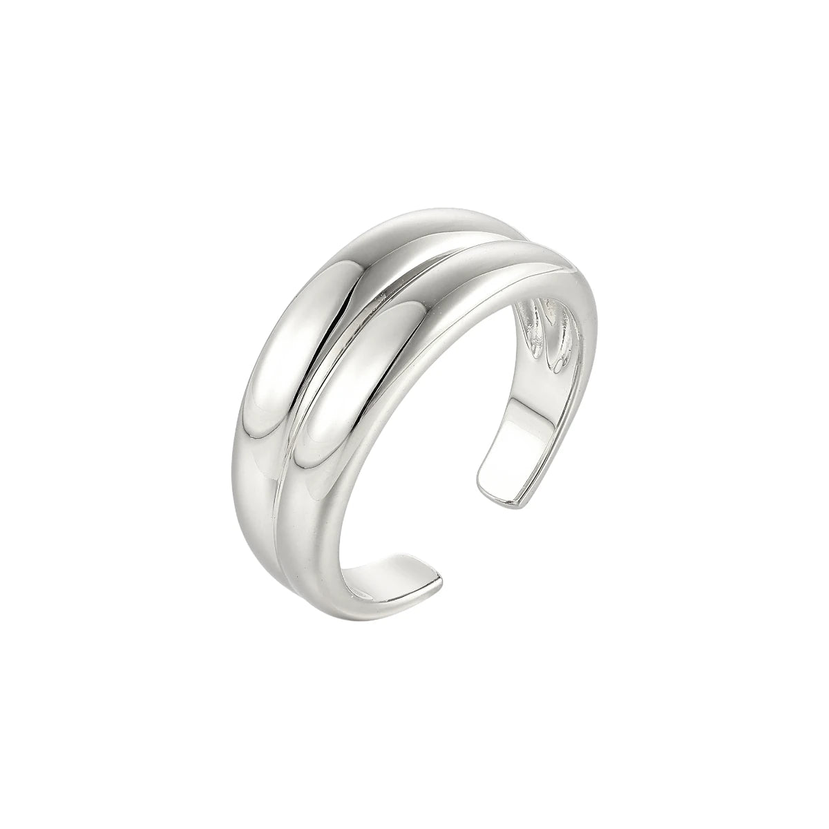 Offener Chunky Ring - 925 Silber