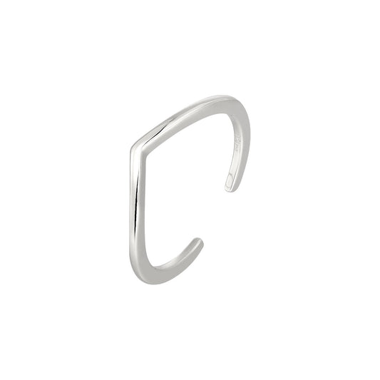 Vielring - V Ring - 925 Silber - Silber