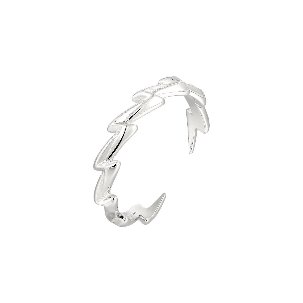 Vielring - Blitz Ring - 925 Silber - Silber