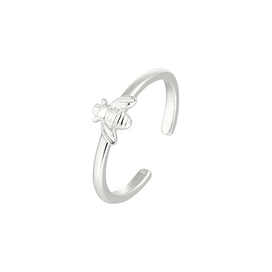Vielring - Bienen Ring - 925 Silber - Silber