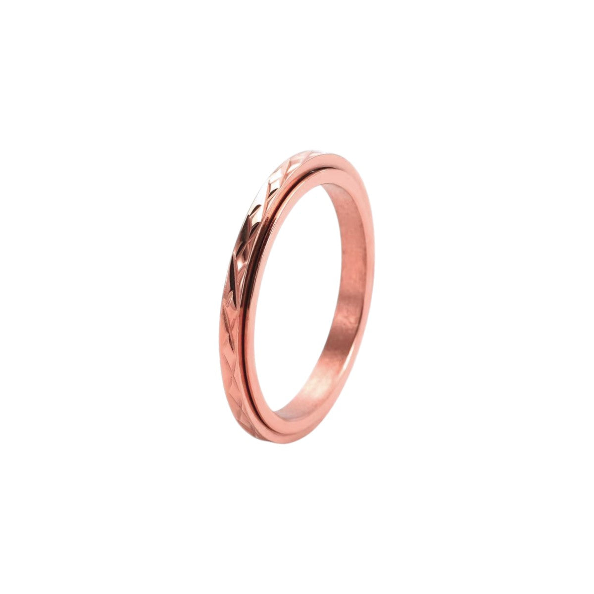 Gitter Anti-Stress-Ring – Edelstahl