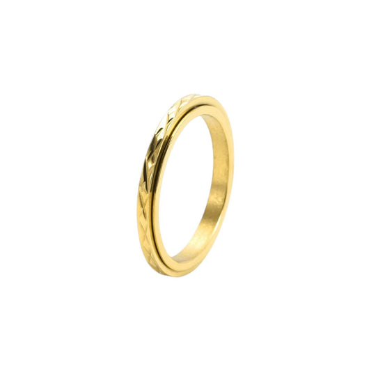 Gitter Anti-Stress-Ring – Edelstahl