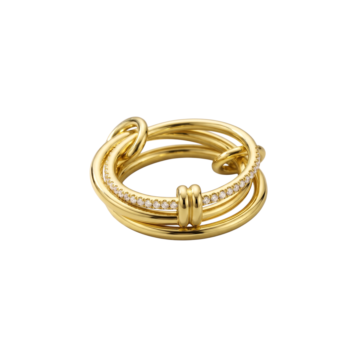 Triple Interlocking Anti-Stress Ring – Stainless Steel