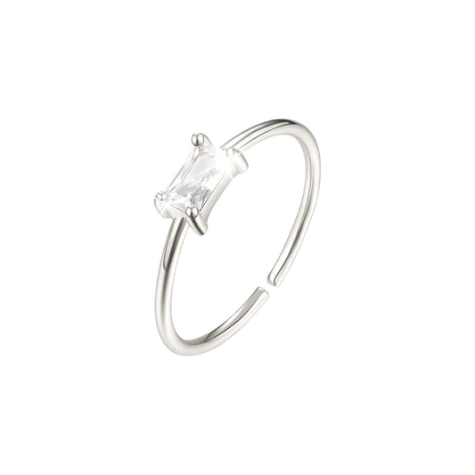 Vielring - Kristall Ring - 925 Silber - Silber