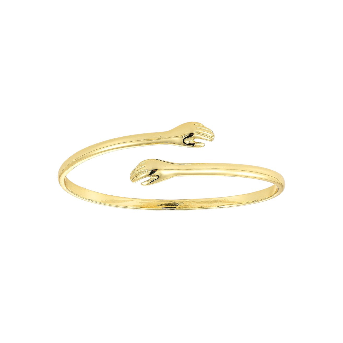 Vielring - Umarmender Armreifen - 925 Silber - Gold