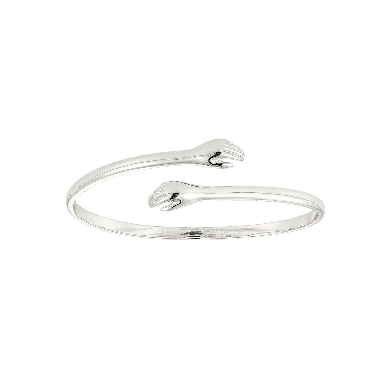 Vielring - Umarmender Armreifen - 925 Silber - Gold