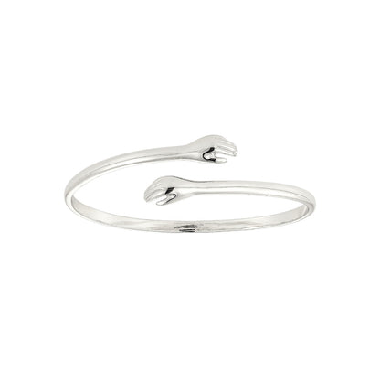 Vielring - Umarmender Armreifen - 925 Silber - Gold
