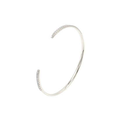 Vielring - Filigraner Zirkonia Armreifen - 925 Silber - Silber