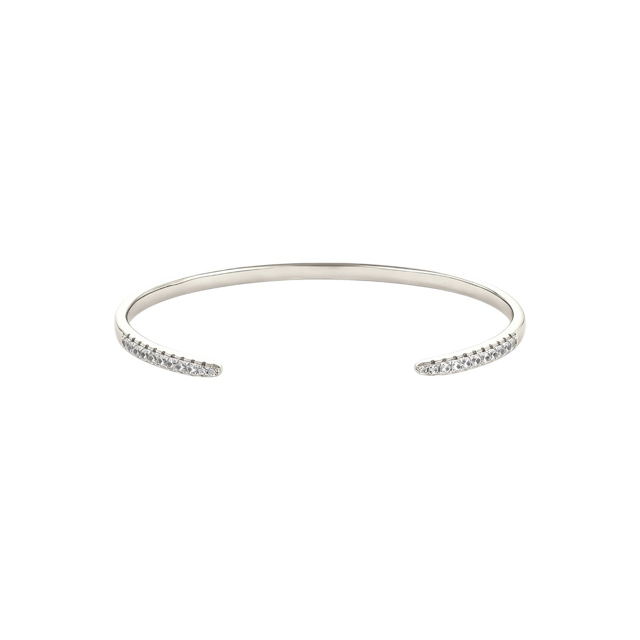 Vielring - Filigraner Zirkonia Armreifen - 925 Silber - Gold