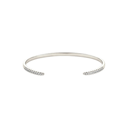Vielring - Filigraner Zirkonia Armreifen - 925 Silber - Gold